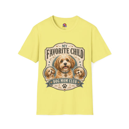 My Favorite Child Dog Mom Club T-Shirt — Cute Puppy Pet Lover Tee