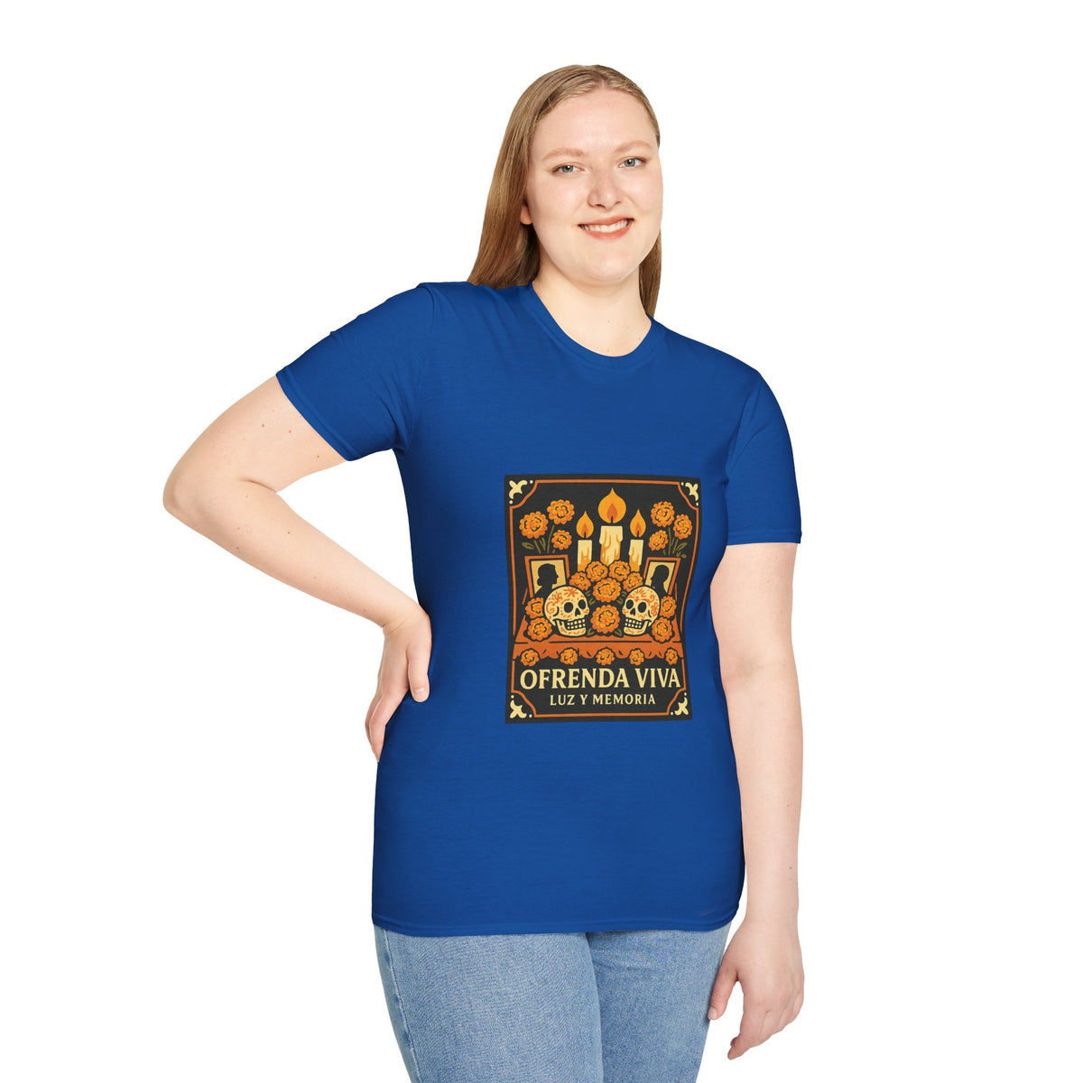 Day of the Dead T-Shirt — 'Ofrenda Viva' Calavera Altar Design - Trending Now - October 2026