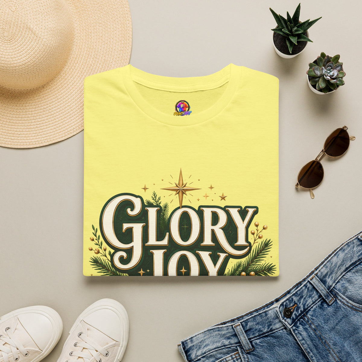 Glory Joy Peace Christmas T-Shirt