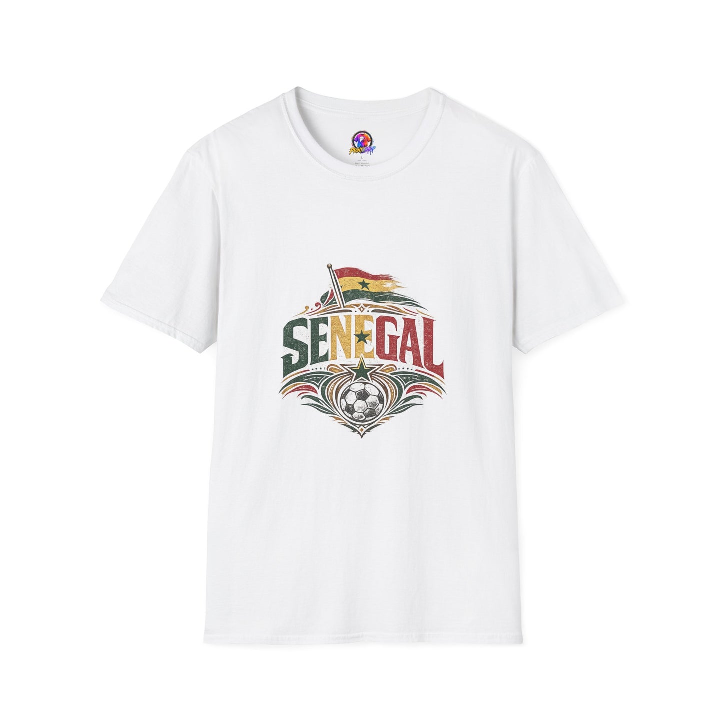 Senegal Flag Graphic T-Shirt — Vintage Senegal Pride Tee