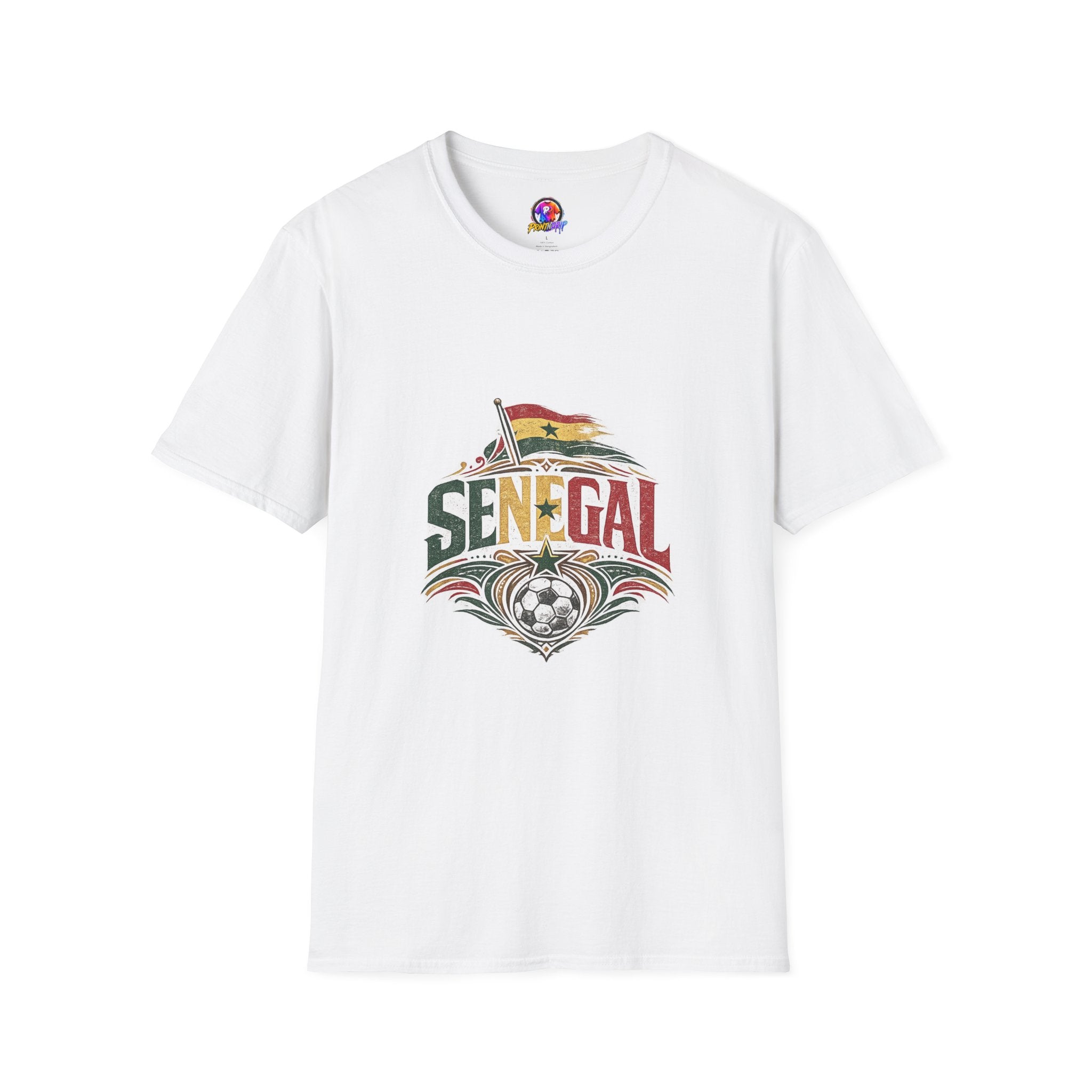Senegal Flag Graphic T-Shirt — Vintage Senegal Pride Tee
