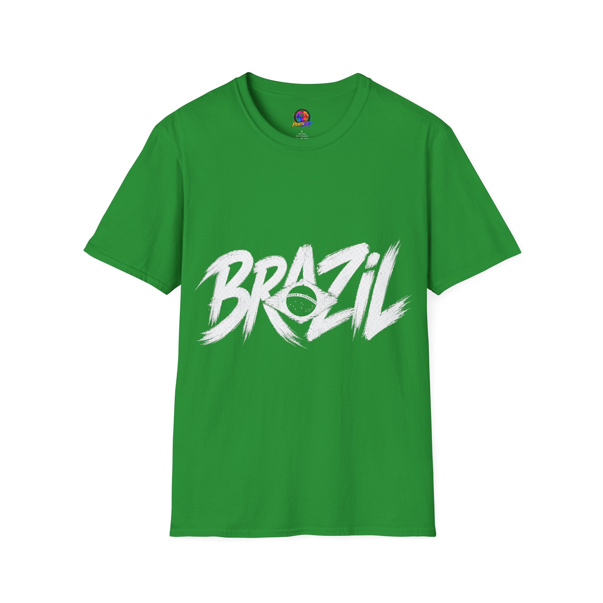 Brazil Minimal Marble Waves T-Shirt