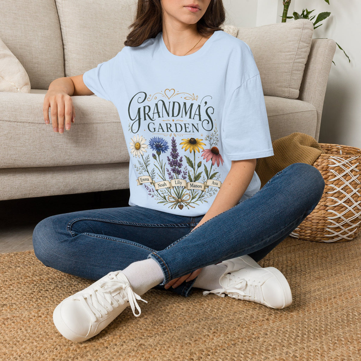Grandma's Garden T-Shirt — Floral ‘Grandma’s Garden’ Gift Tee