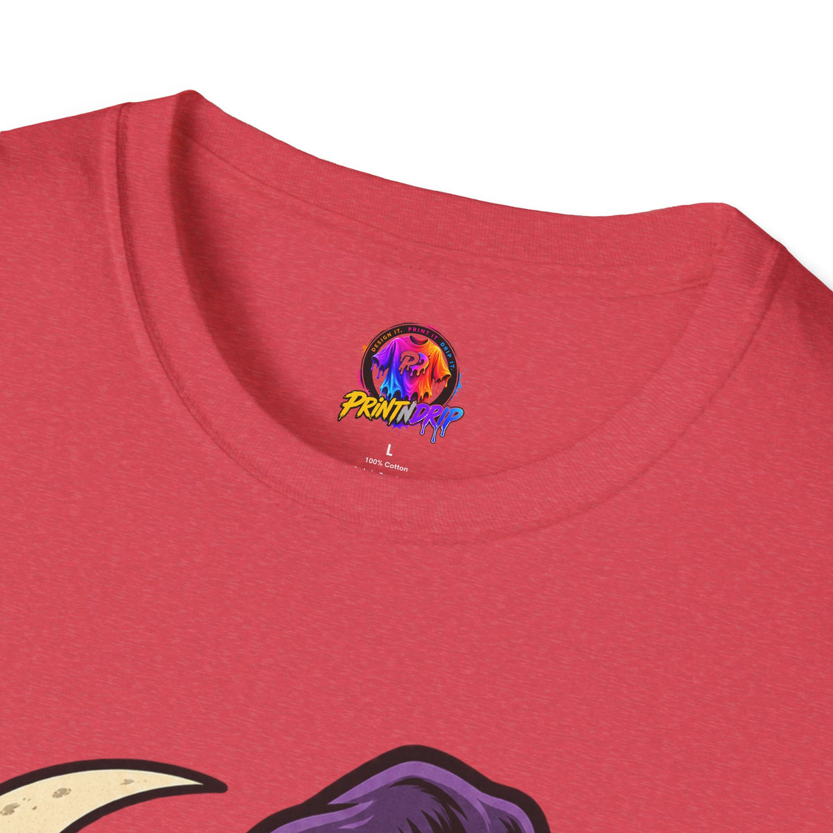 Midnight Mischief Halloween T-Shirt — Witch Hat & Bats Graphic