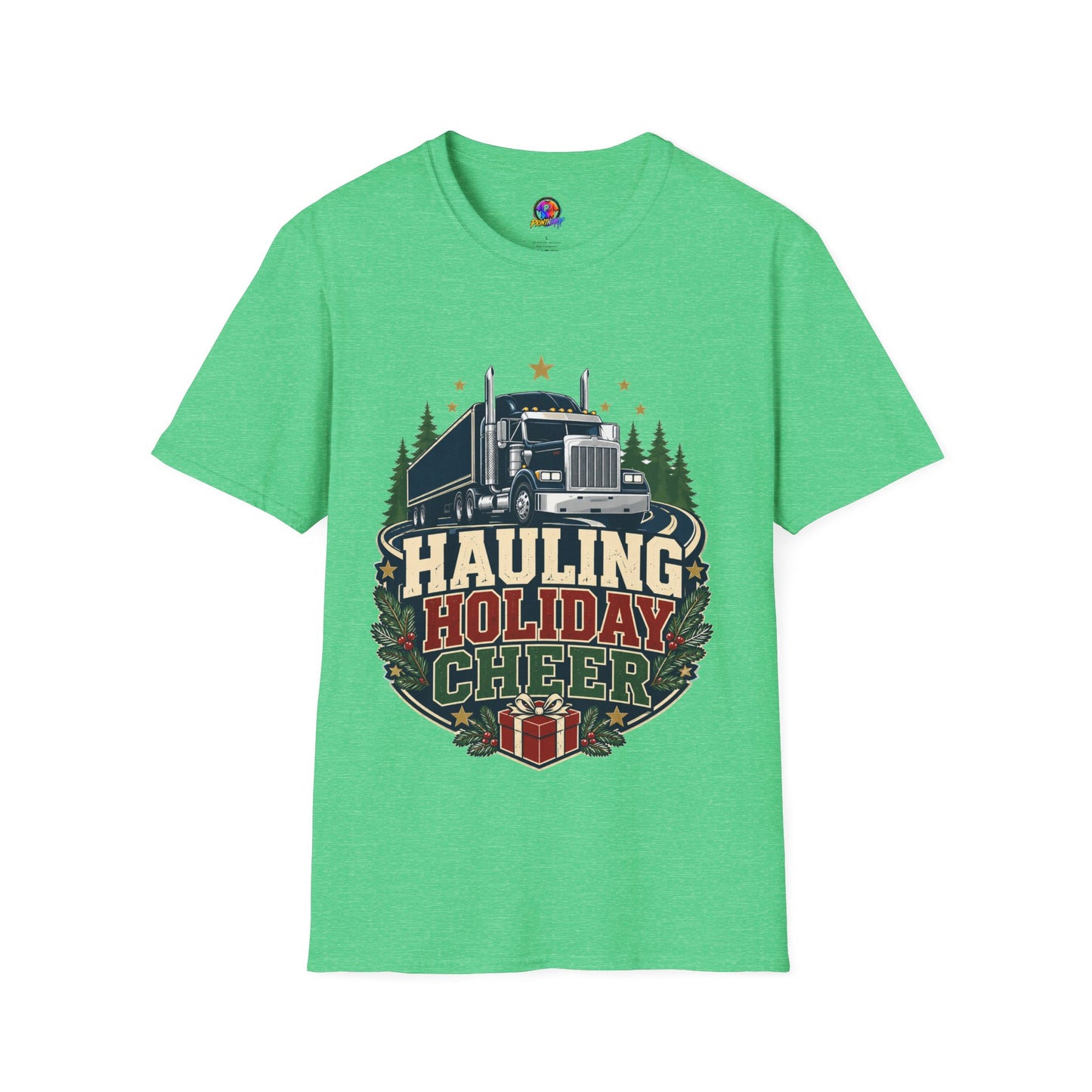 Christmas Truck T‑Shirt — "Hauling Holiday Cheer" Festive Trucker Tee