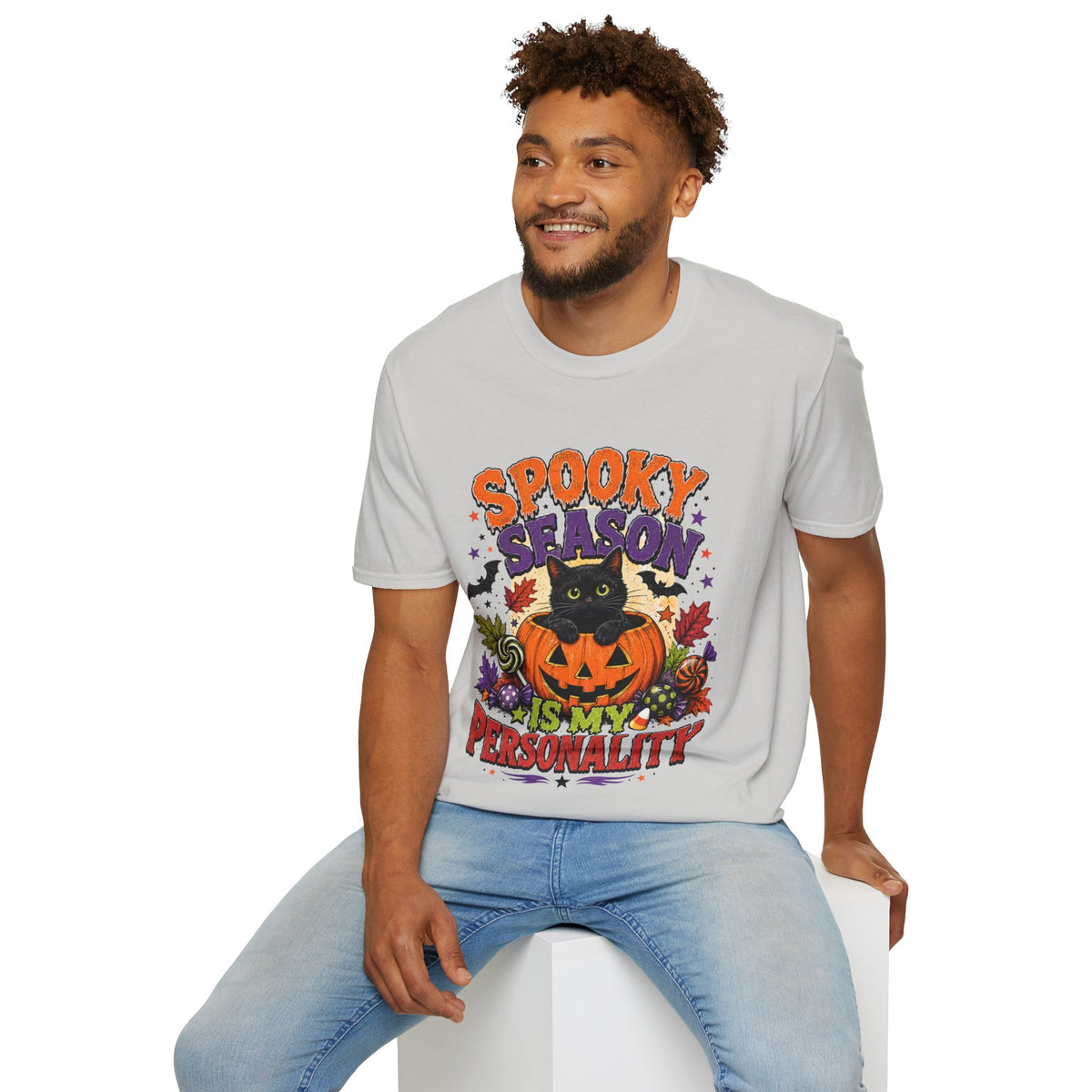 Halloween Spooky Season Unisex Softstyle T-Shirt