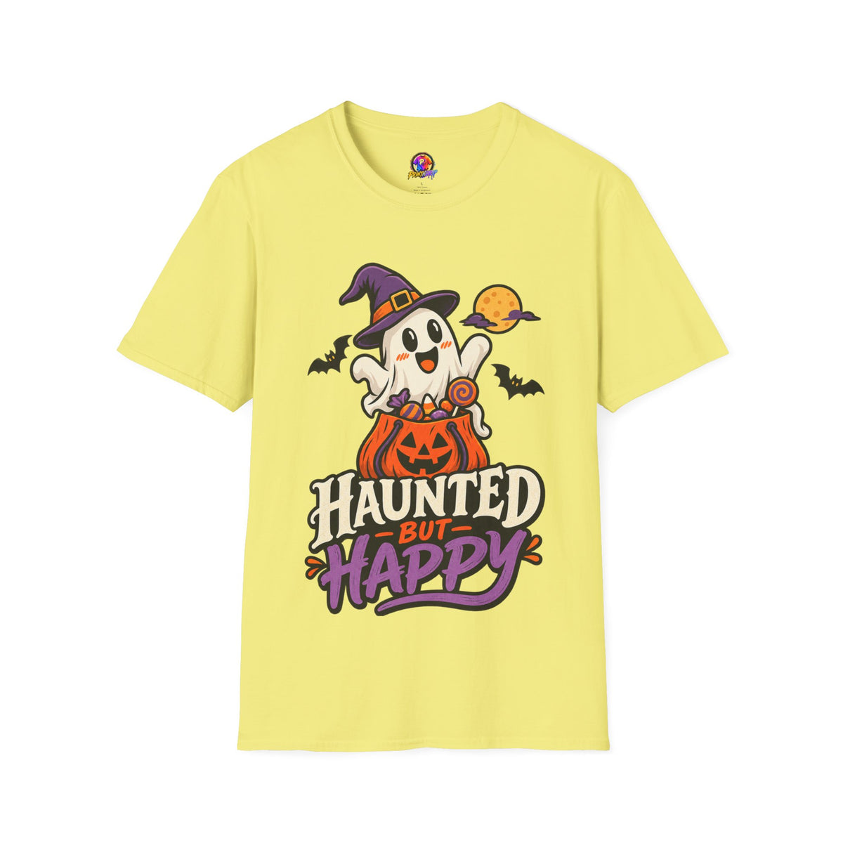 Haunted But Happy Halloween T-Shirt