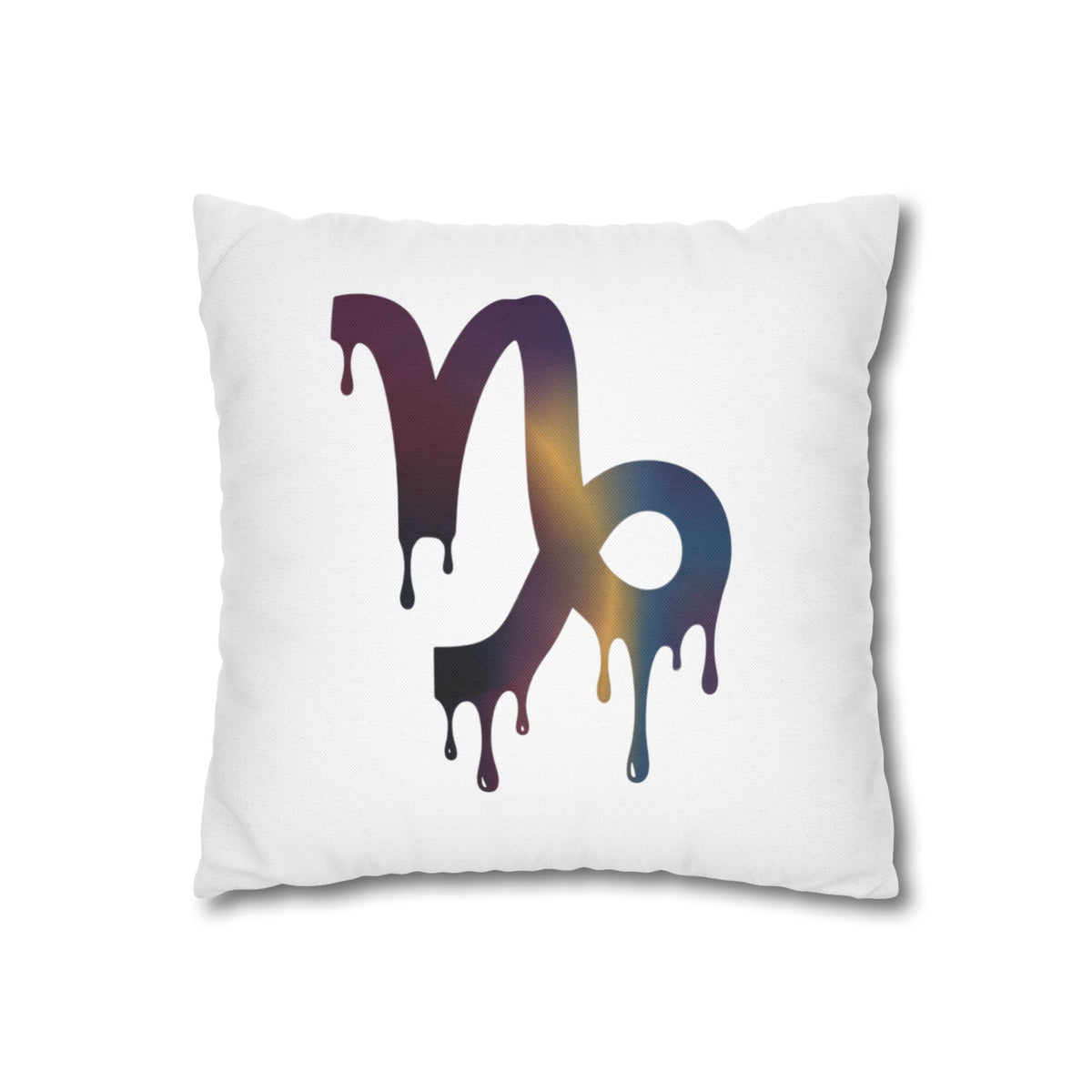 Capricorn Drip Zodiac Pillowcase — Decorative Astrology Accent