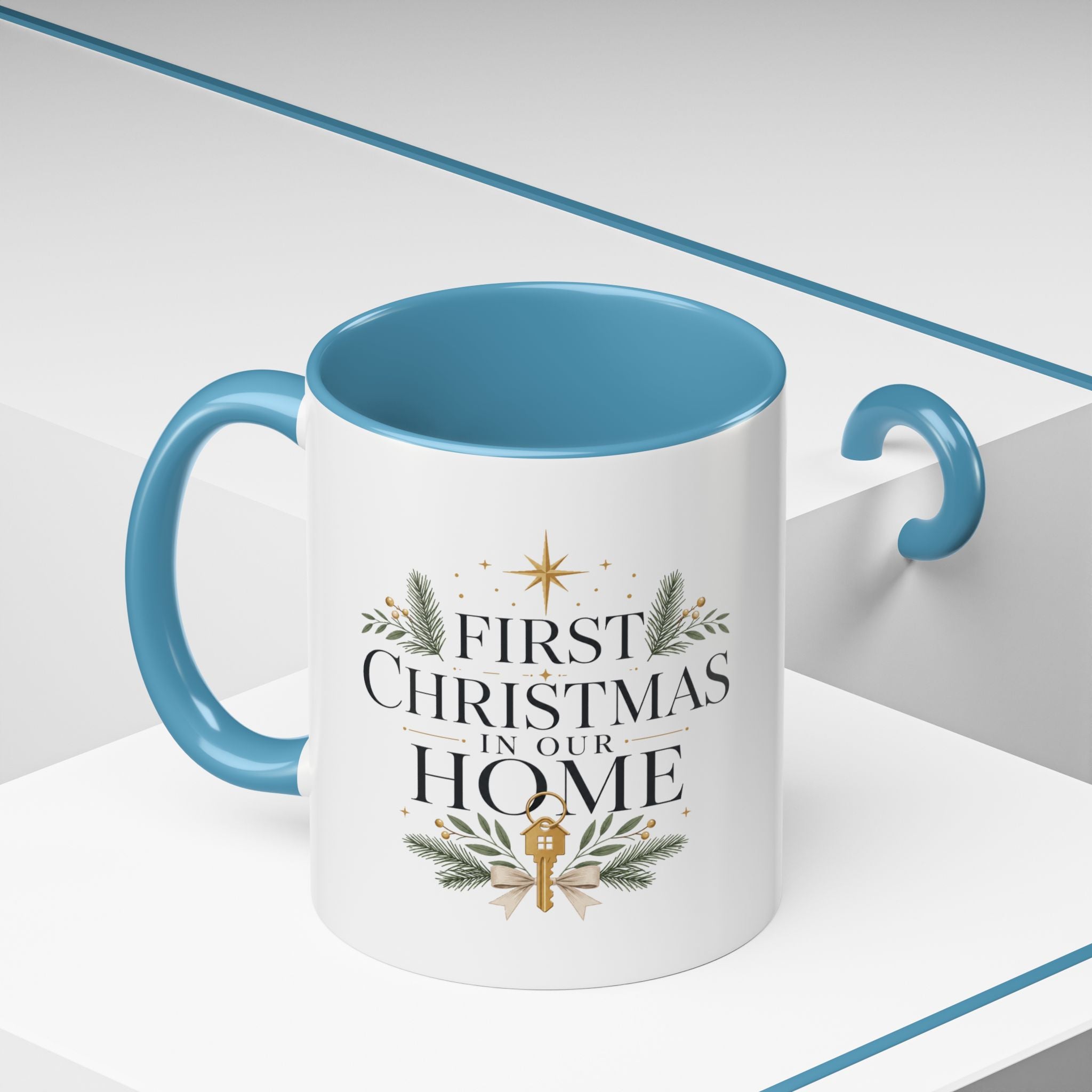 Christmas First Christmas in Our Home Accent Coffee Mug – Holiday Keepsake