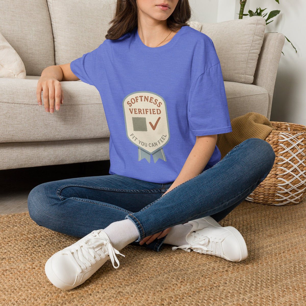 Softness Verified Badge T-Shirt — Cozy Comfort Graphic Tee - Trending Now - October 2026
