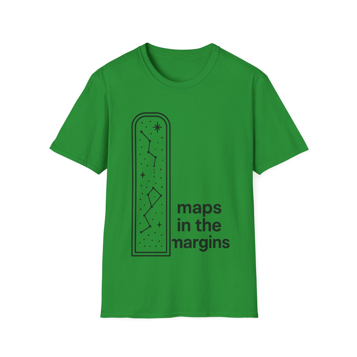 "Maps In The Margins" Travel Bookmark Tee | Minimalist Wanderlust Graphic T-Shirt - Trending Now - September 2026
