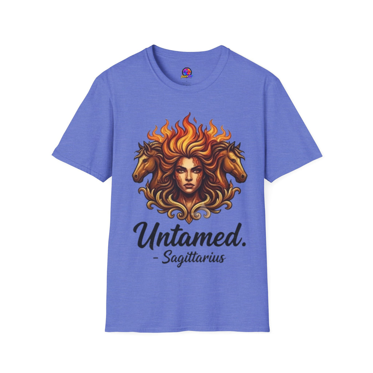 Sagittarius 'Untamed' Zodiac T-Shirt — Fiery Archer Astrology Tee