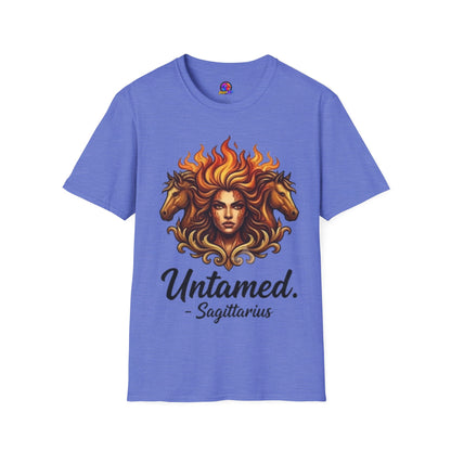 Sagittarius 'Untamed' Zodiac T-Shirt — Fiery Archer Astrology Tee