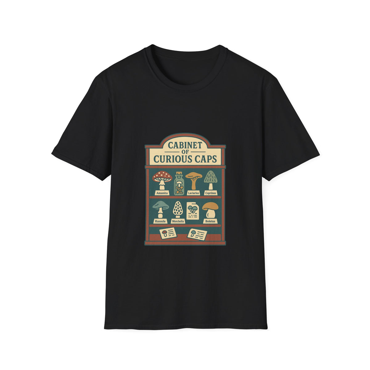 T-Shirt — Cabinet of Curious Caps Vintage Apothecary Graphic Tee - Trending Now - October 2026