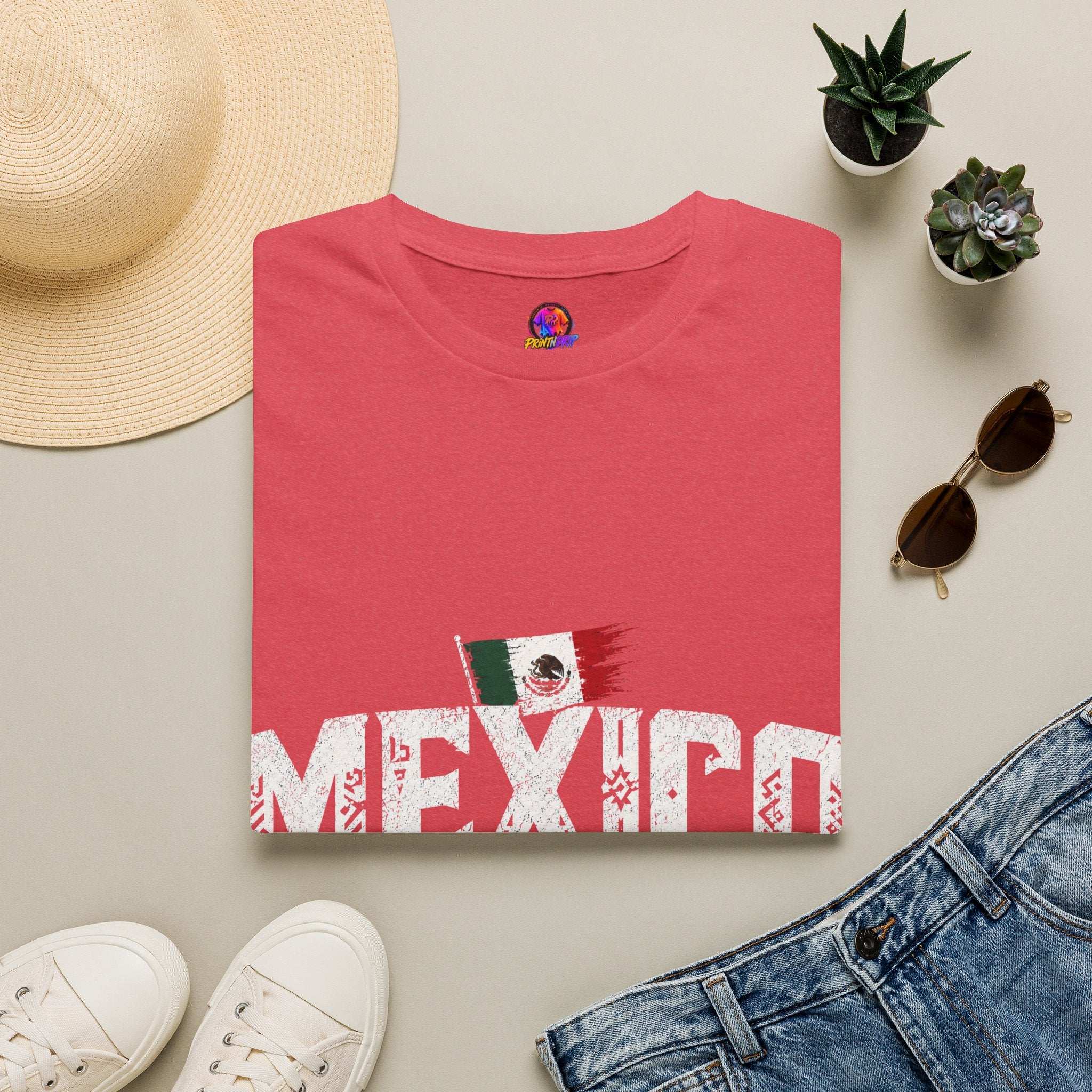 Mexico Vintage Flag T-Shirt