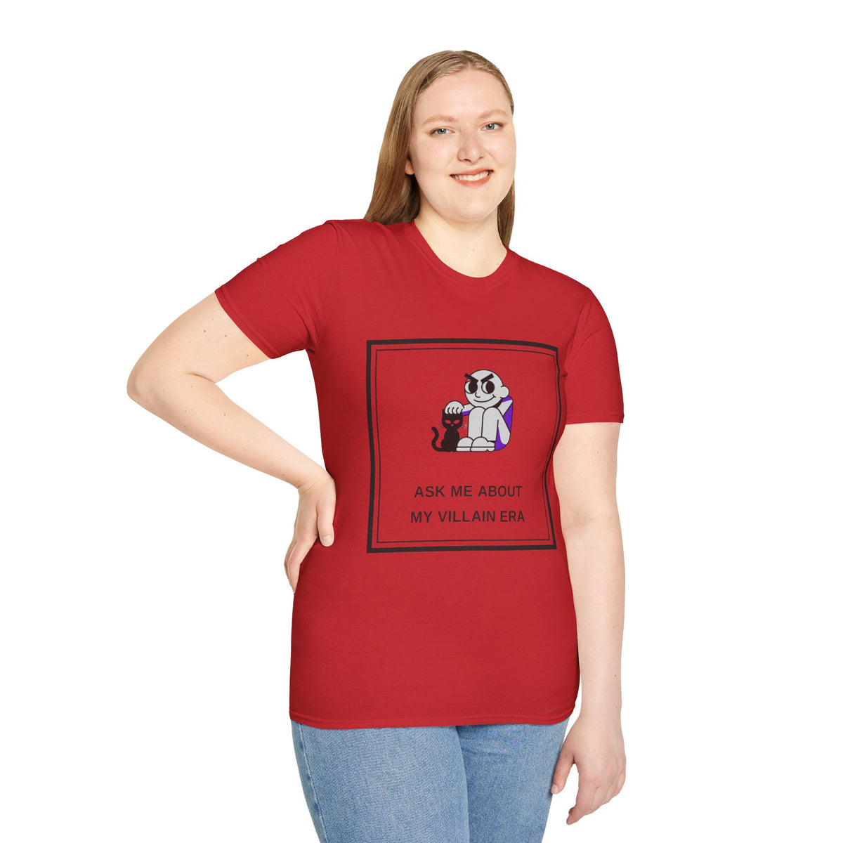T-Shirt — "Ask Me About My Villain Era" Graphic Tee (Cute Villain Skull Design) - Trending Now - August 2026