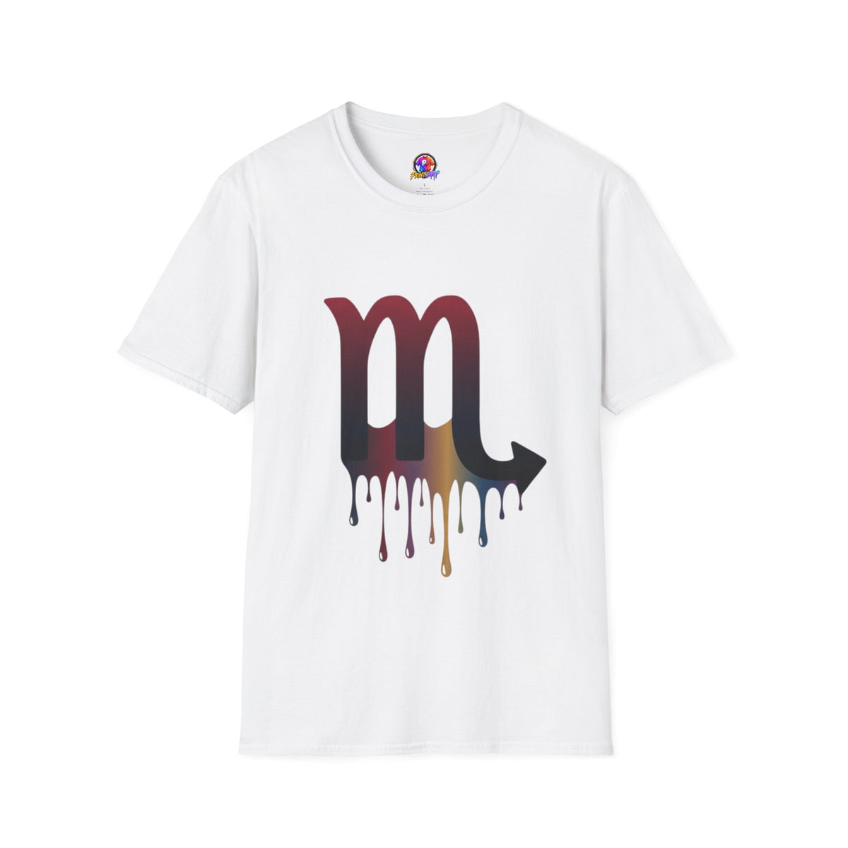 Scorpio Drip Symbol T-Shirt — Zodiac Scorpion Astrology Tee