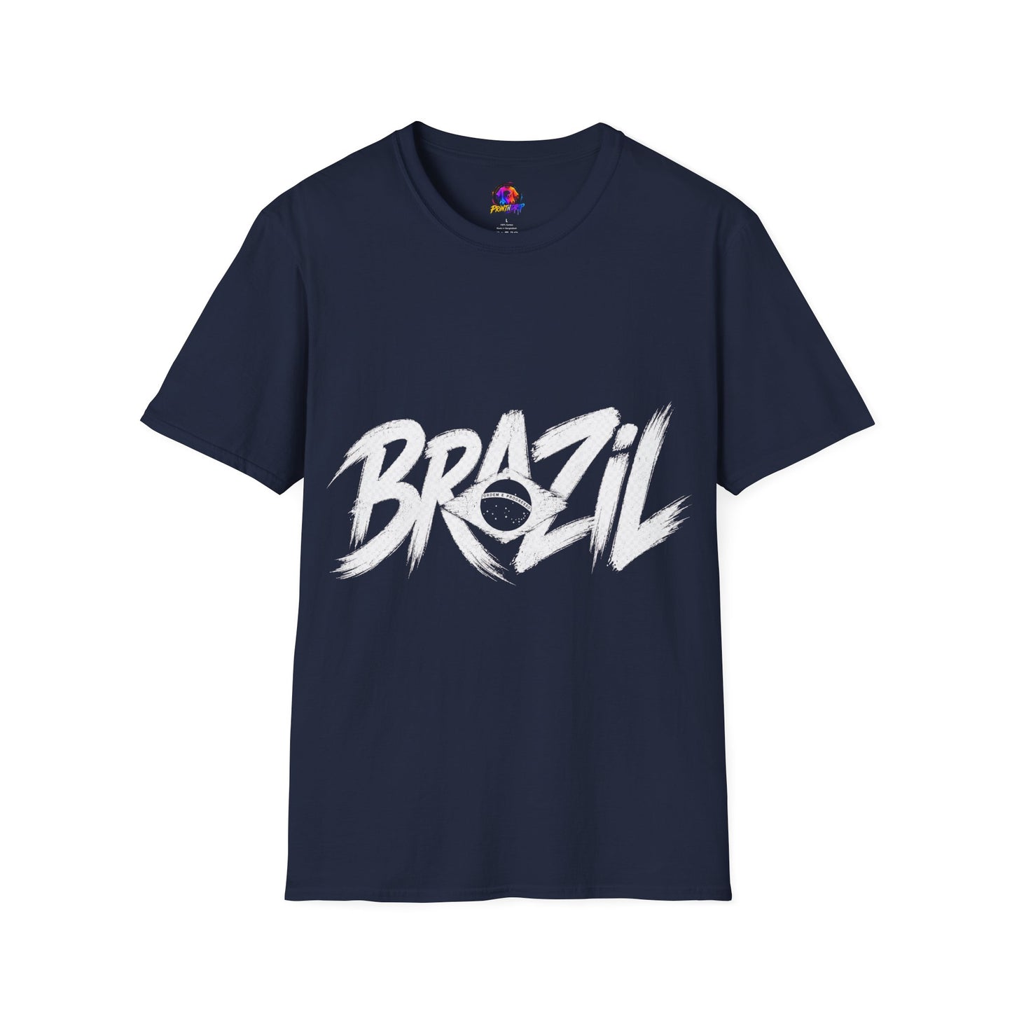 Brazil Minimal Marble Waves T-Shirt