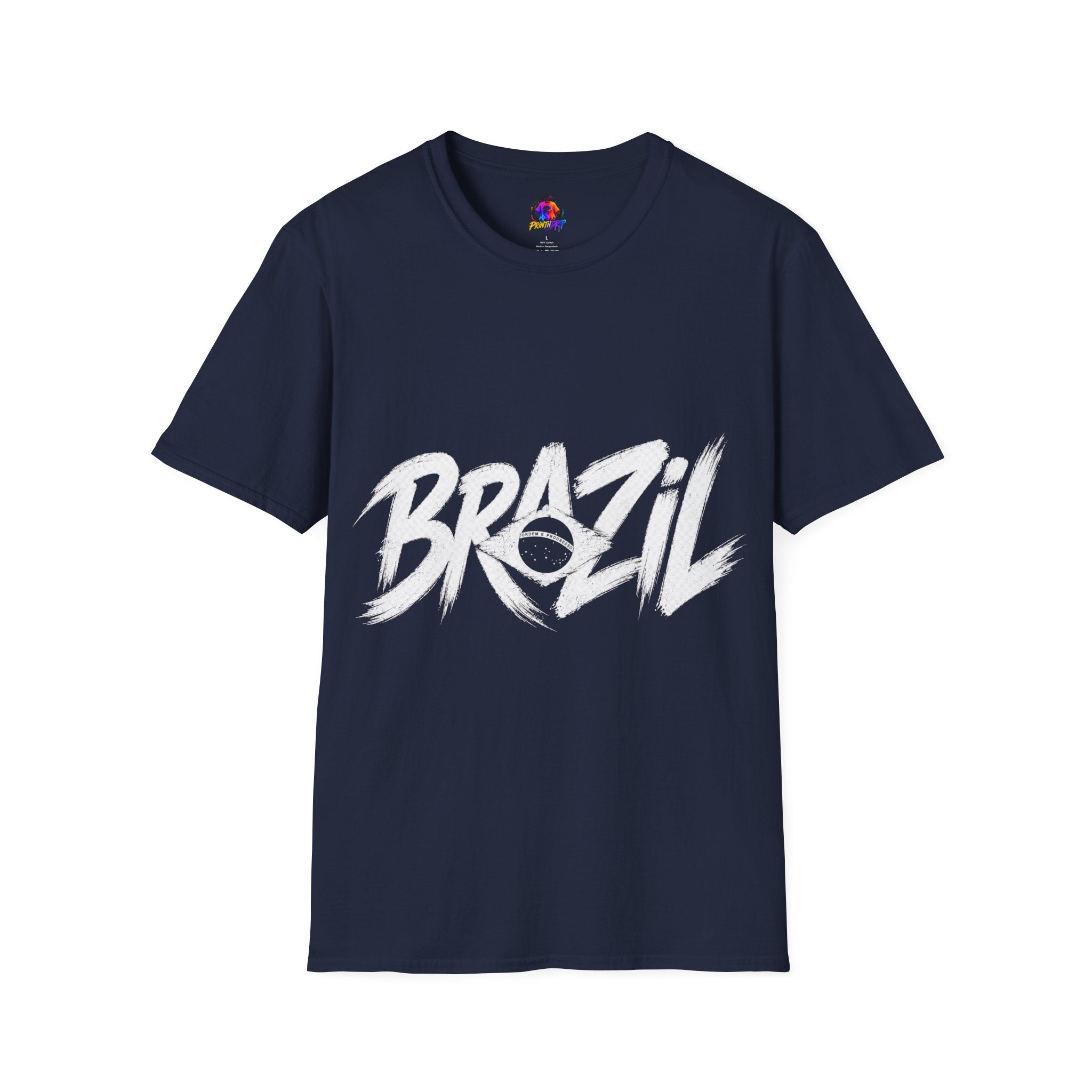 Brazil Minimal Marble Waves T-Shirt