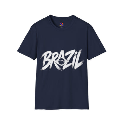 Brazil Minimal Marble Waves T-Shirt