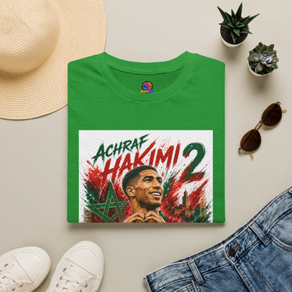 Achraf Hakimi #2 Soccer T-Shirt — Morocco Football Fan Tee