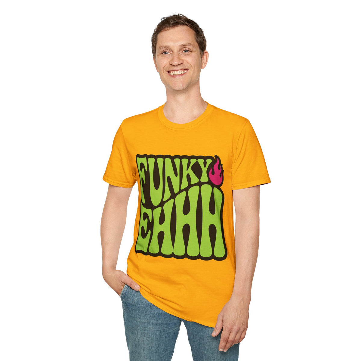 Funky Chili T-Shirt — Retro Psychedelic Green Flame Graphic Tee - Trending Now - August 2026