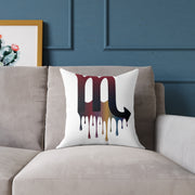 Dripping Zodiac Scorpio Square Poly Canvas Pillow