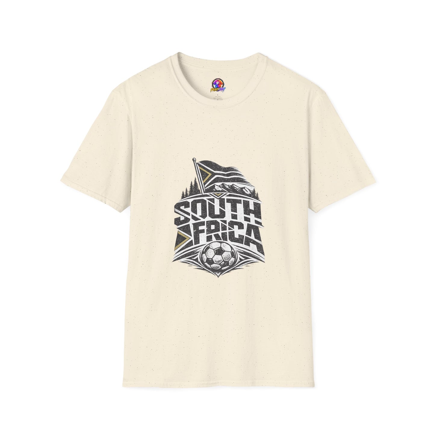 South Africa Flag & Soccer Crest T‑Shirt