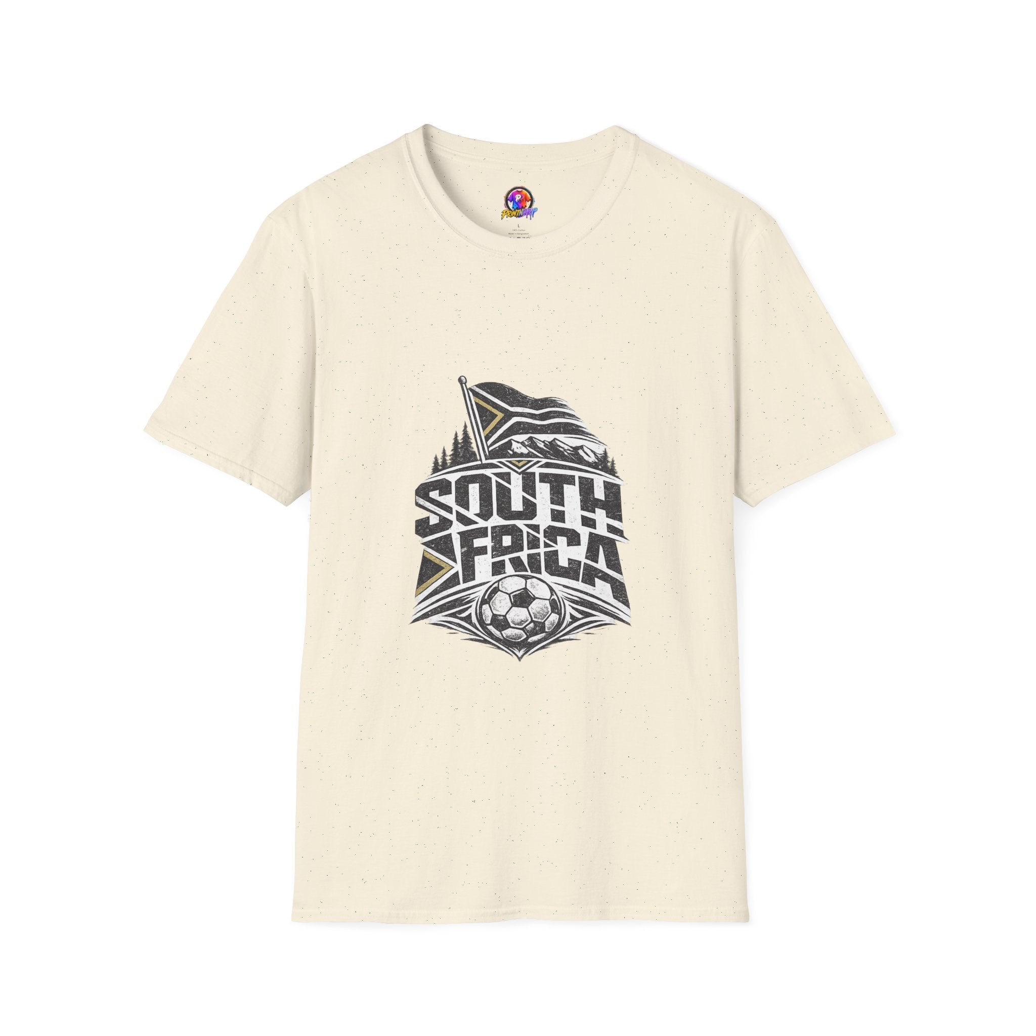 South Africa Flag & Soccer Crest T‑Shirt