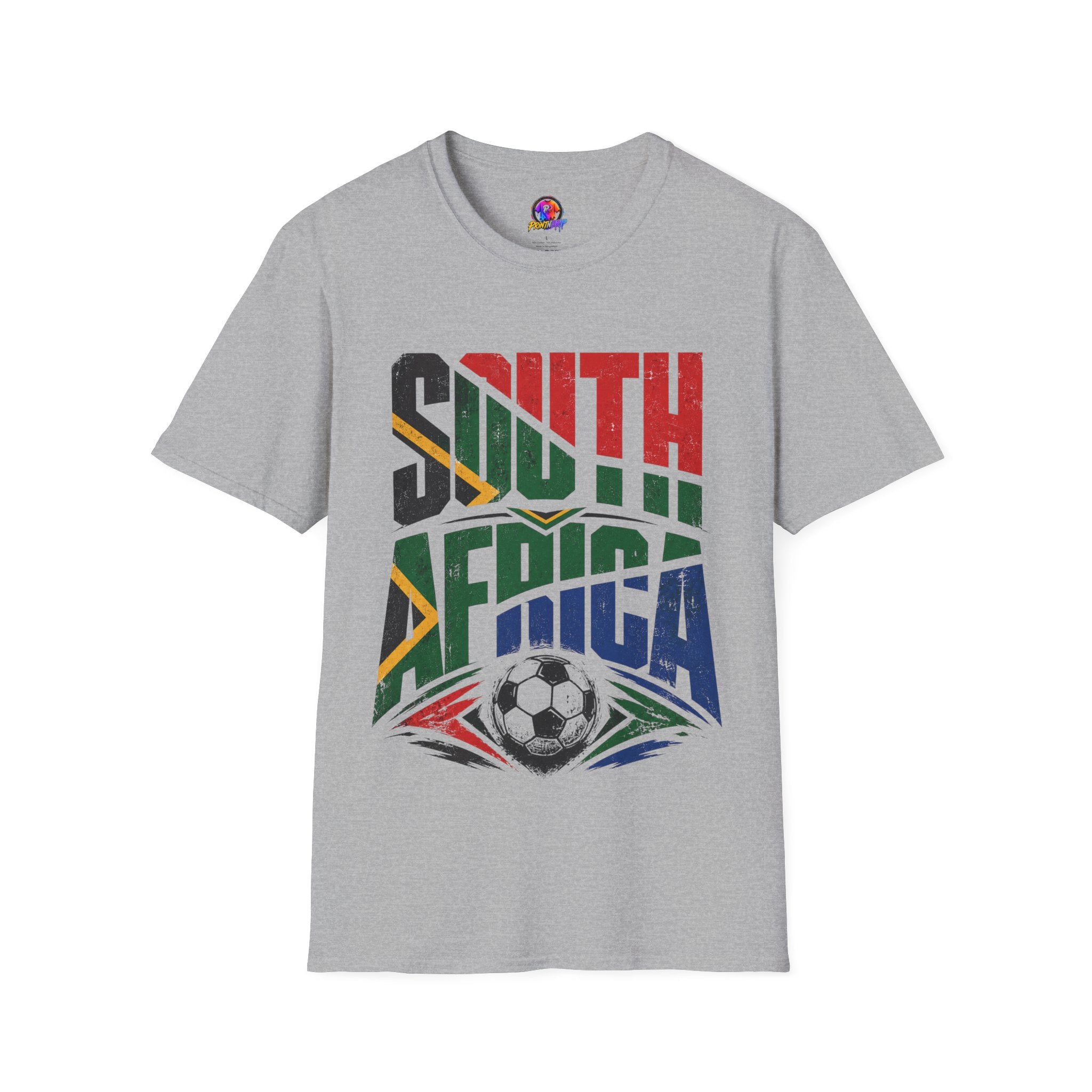 South Africa Soccer T-Shirt — Vintage Flag Football Fan Tee