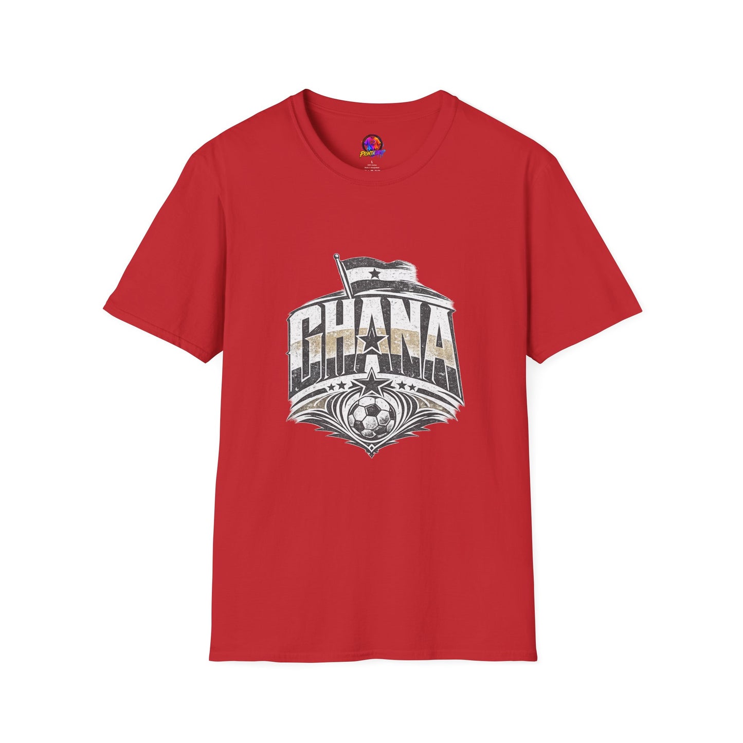 Ghana Vintage Flag T-Shirt — Retro Ghana Pride Graphic Tee
