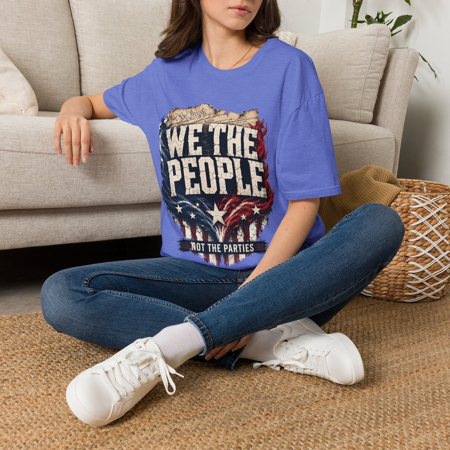 We The People T‑Shirt — Patriotic Americana Tee with ‘We The People’ Design