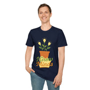 "I Grow Minds" Botanical Teacher Tee | Cute Flower Graphic T-Shirt - Trending Now - September 2026