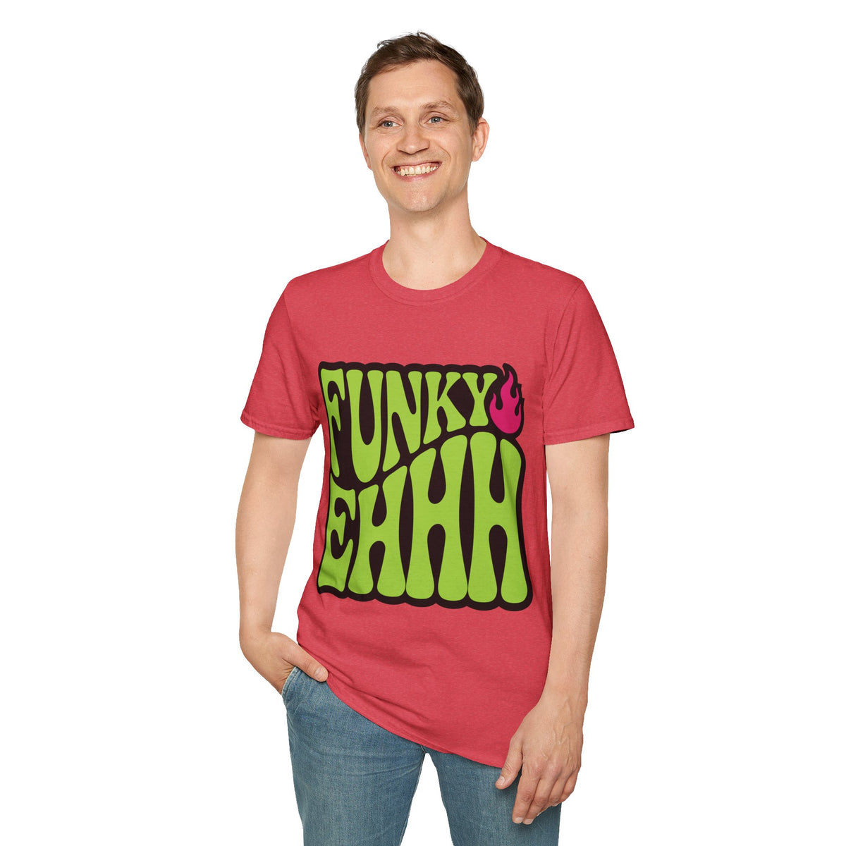Funky Chili T-Shirt — Retro Psychedelic Green Flame Graphic Tee - Trending Now - August 2026
