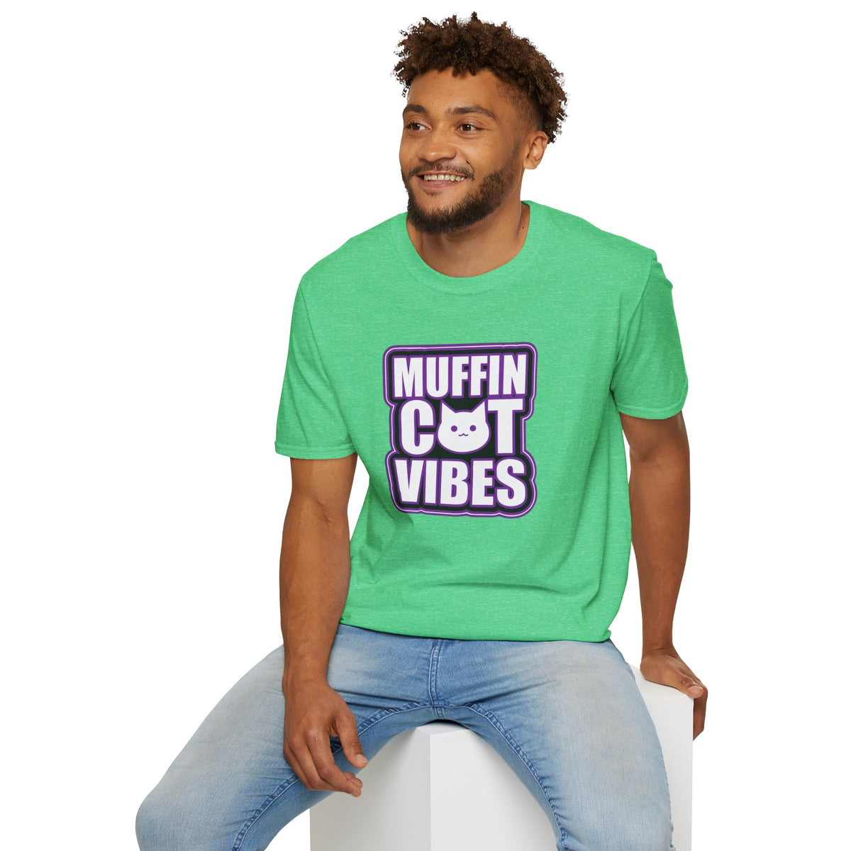 Muffin Cut Vibes T-Shirt — Cute Cat Graphic Tee - Trending Now - August 2026