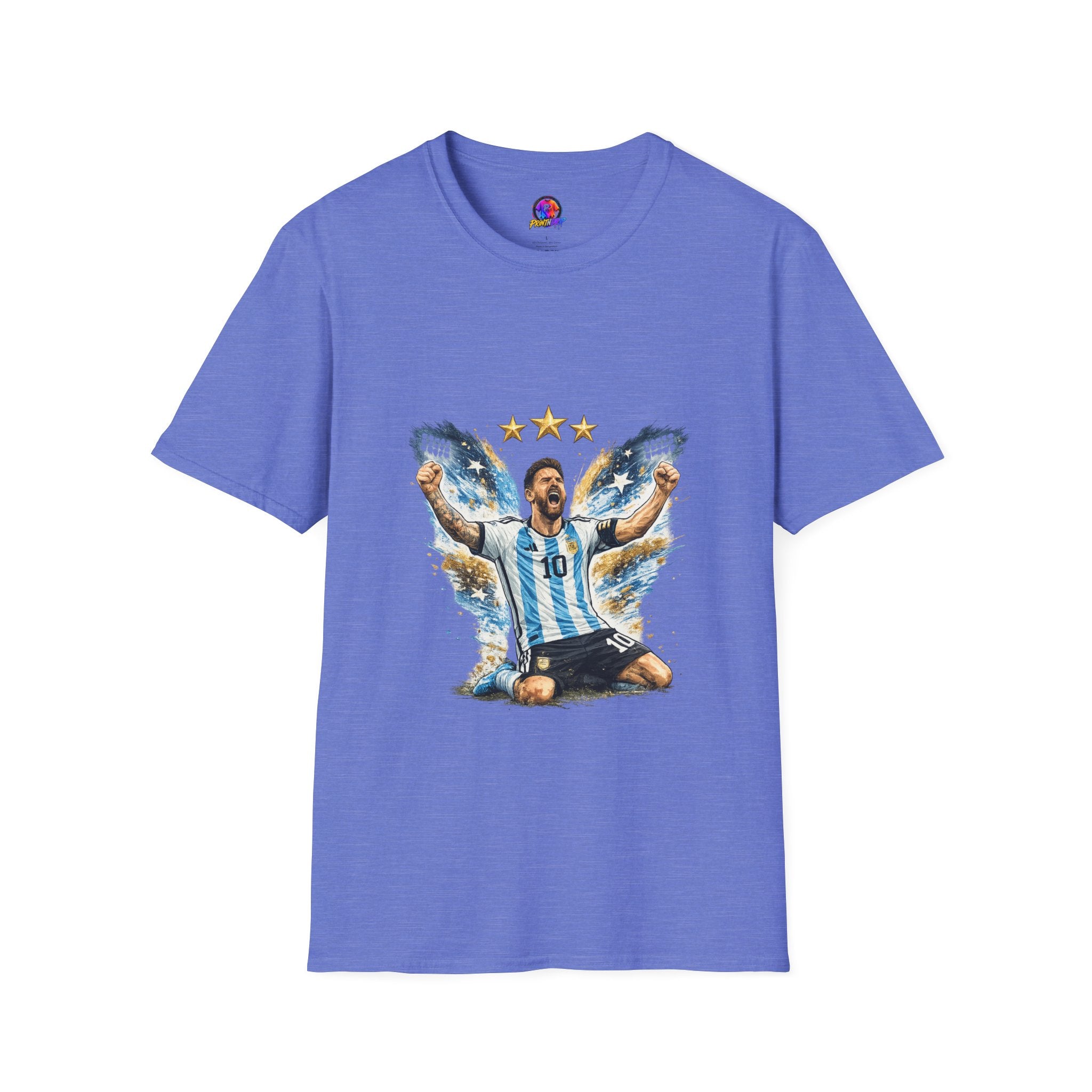 Argentina Soccer Legend Argentina T-Shirt — Celebratory Messi Design