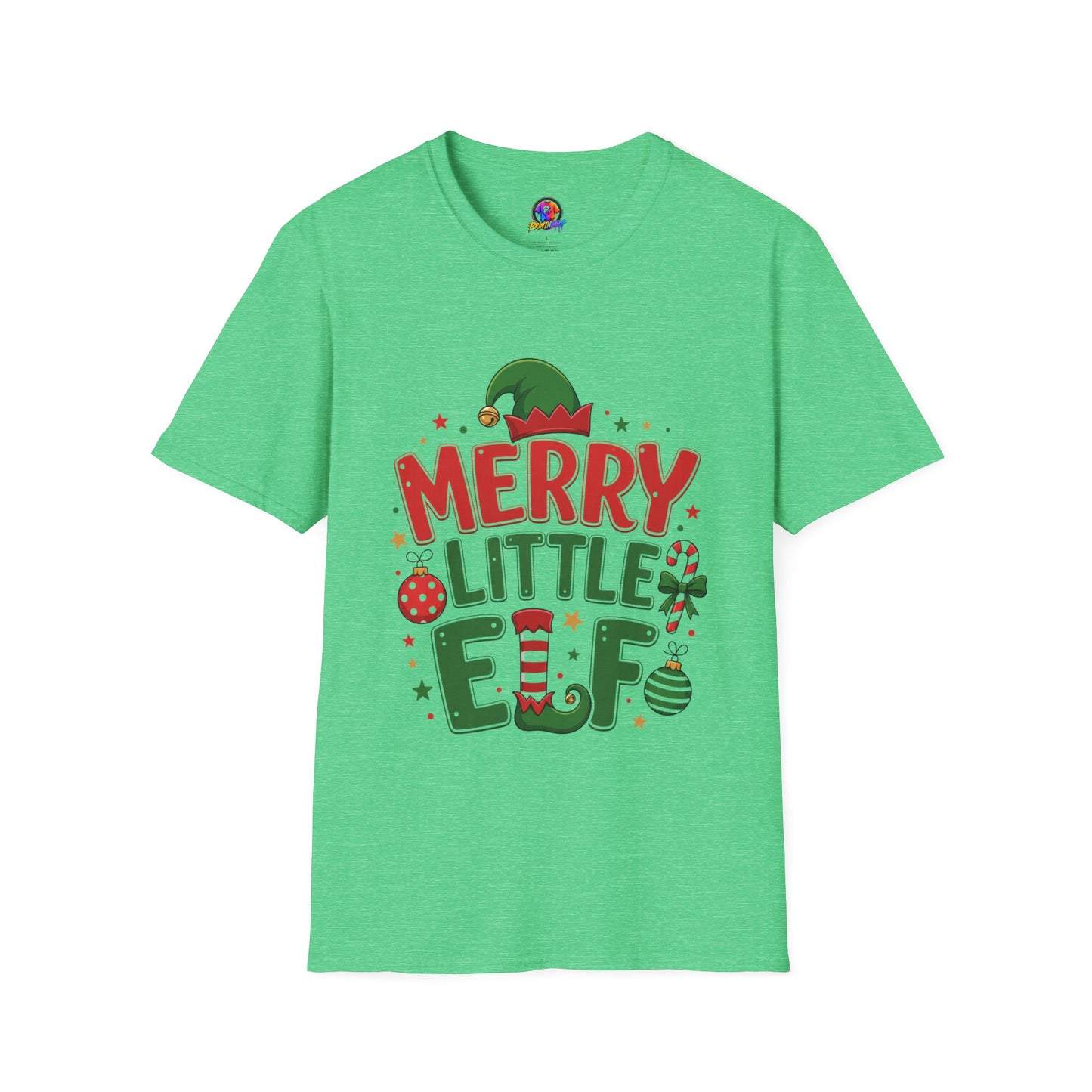 Merry Little Elf T-Shirt — Festive Christmas Holiday Tee