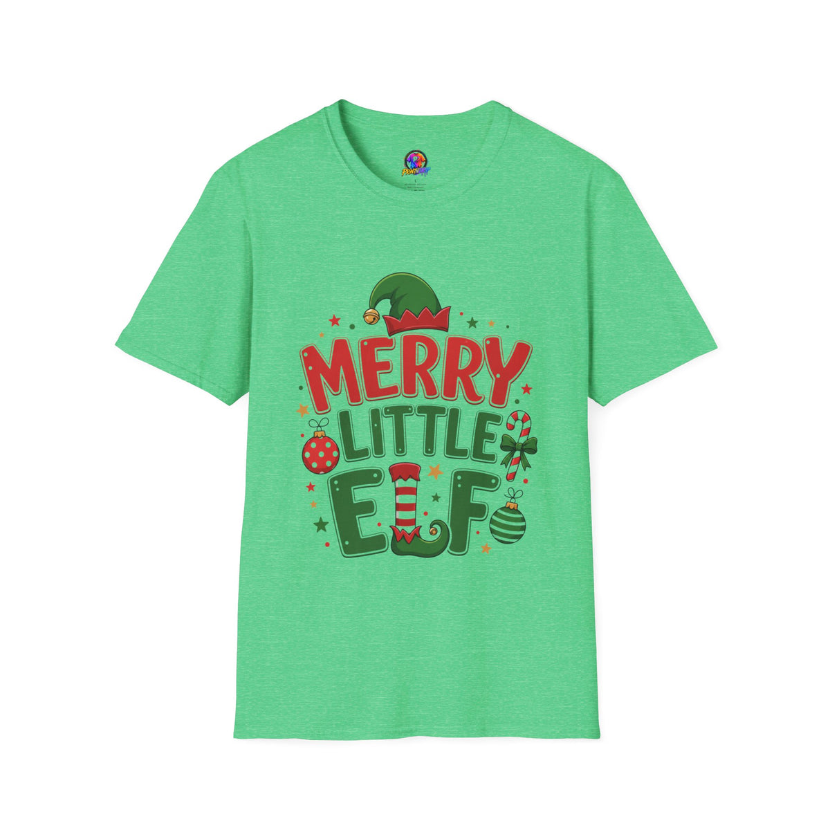 Merry Little Elf T-Shirt — Festive Christmas Holiday Tee