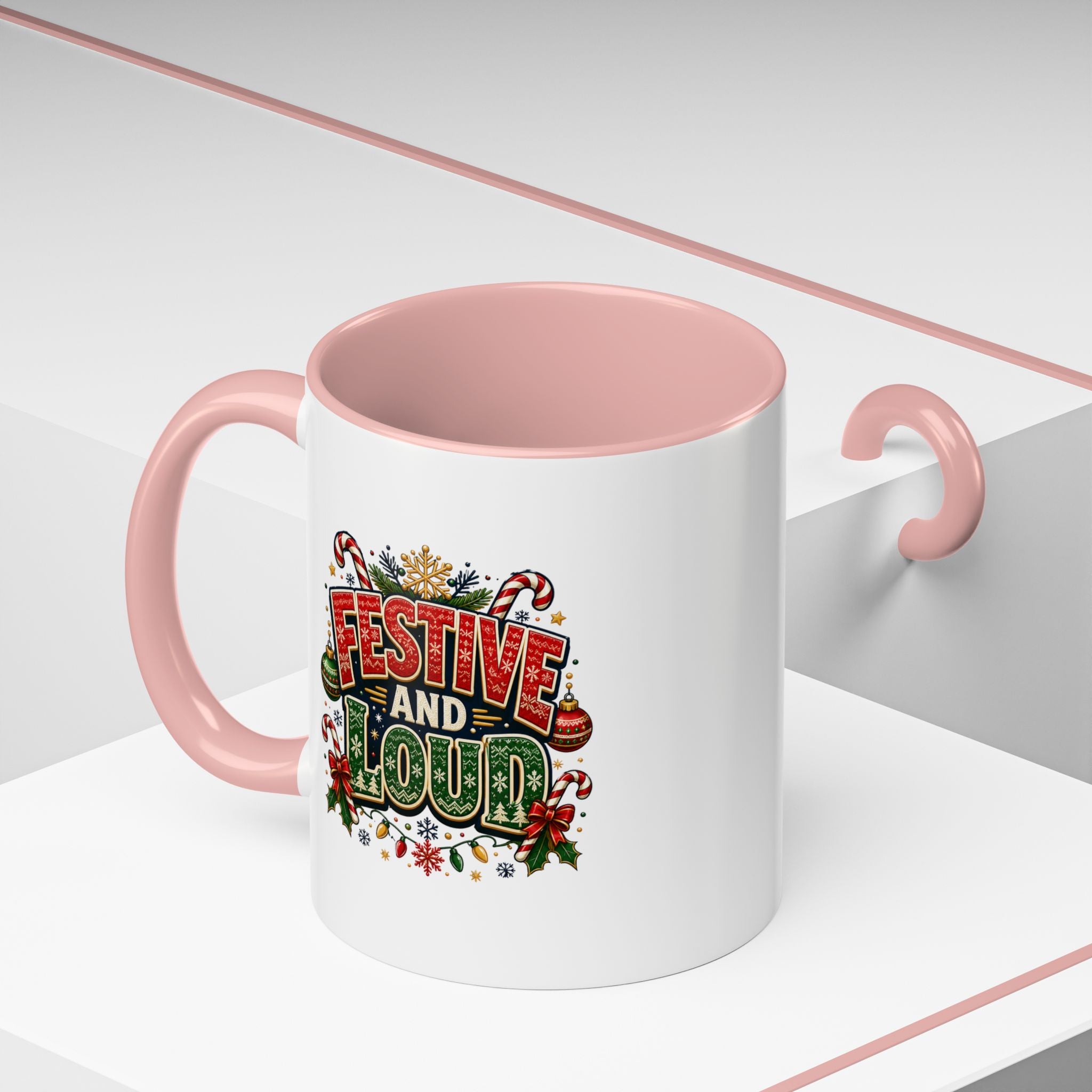 Festive and Loud Christmas Coffee Mug