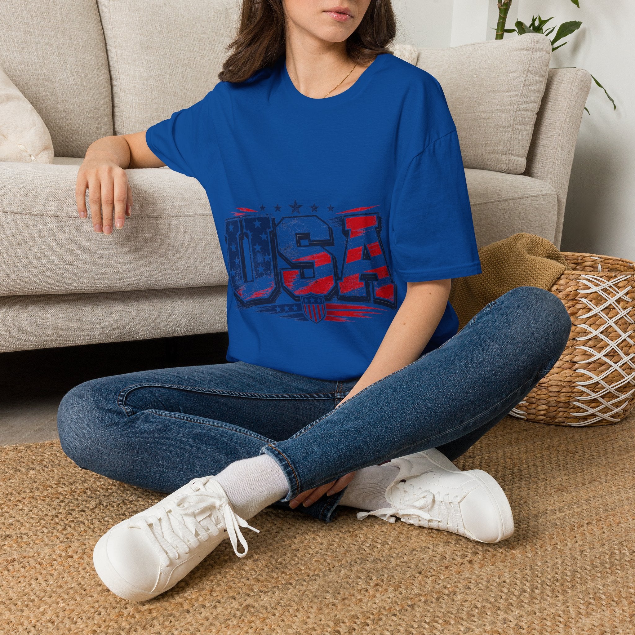 USA Flag Graphic T-Shirt — Patriotic American Pride Tee
