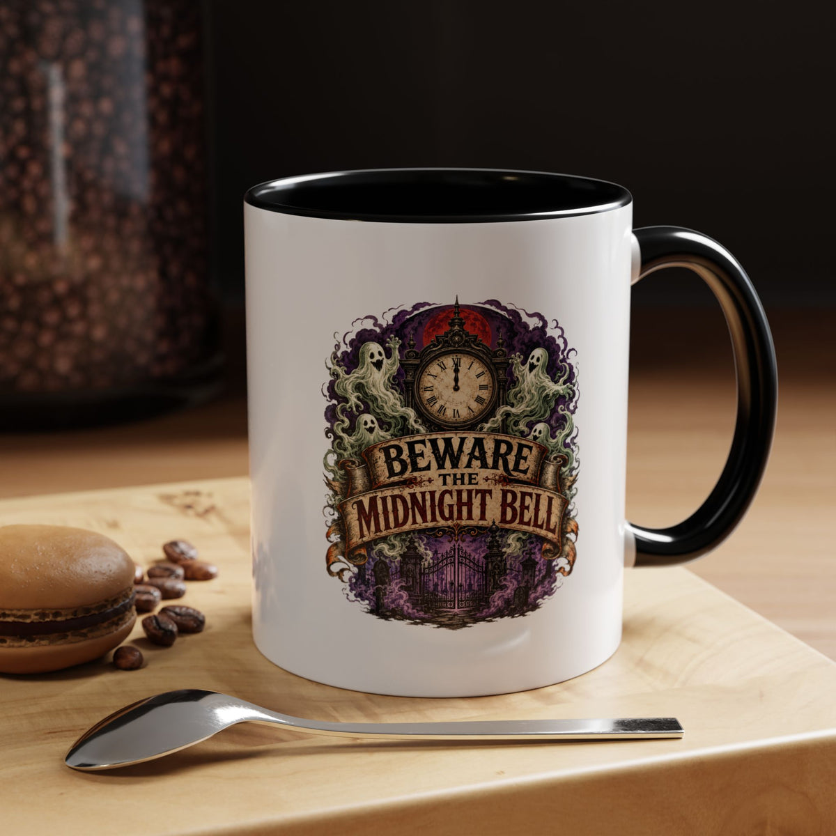 Halloween Beware Of Midnight Accent Coffee Mug