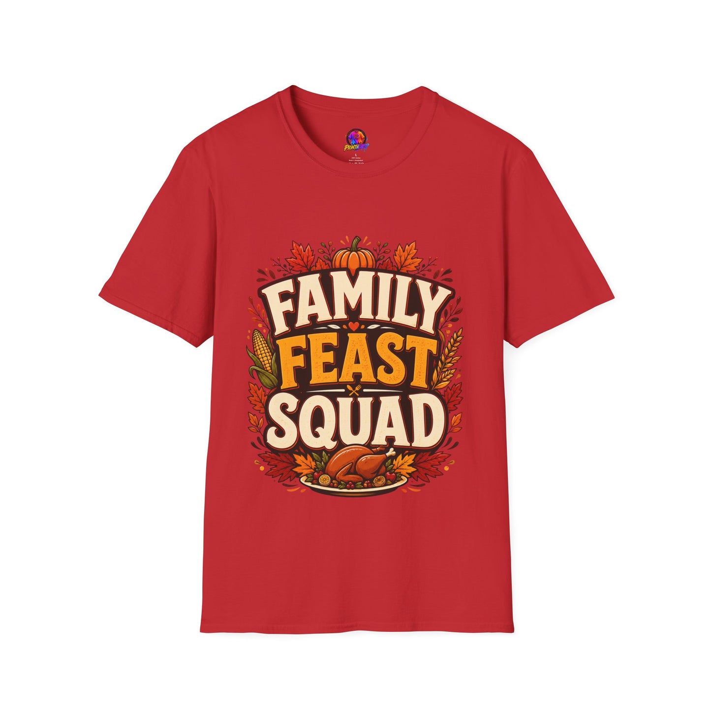 Family Feast Squad T-Shirt — Thanksgiving Fall Harvest Tee