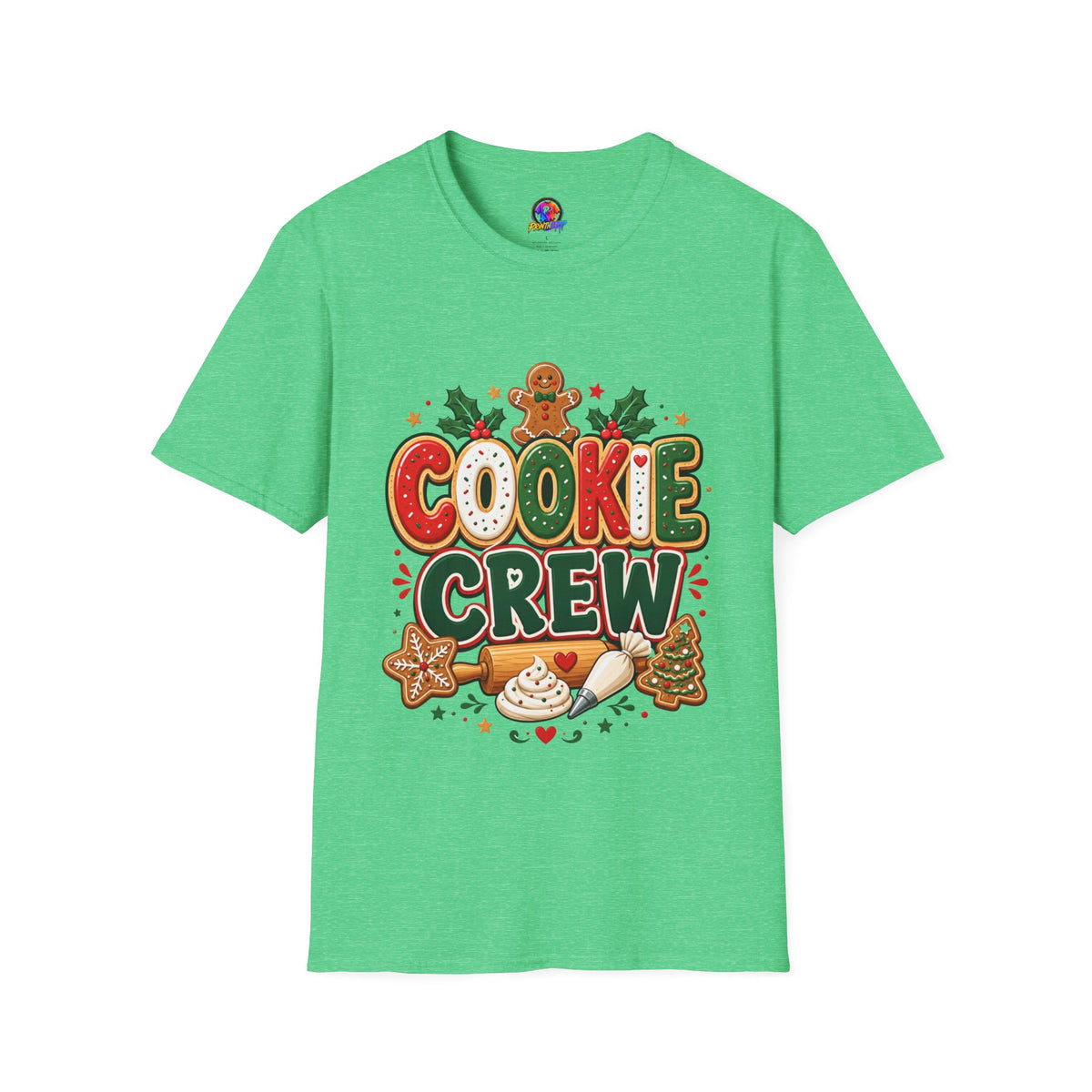 Cookie Crew T-Shirt — Christmas Gingerbread Holiday Tee