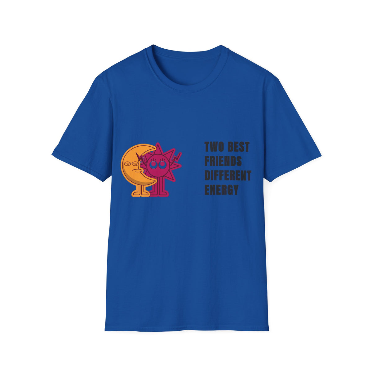 Two Best Friends Different Energy T-Shirt — Cute Cartoon Cat Duo Tee - Trending Now - September 2026