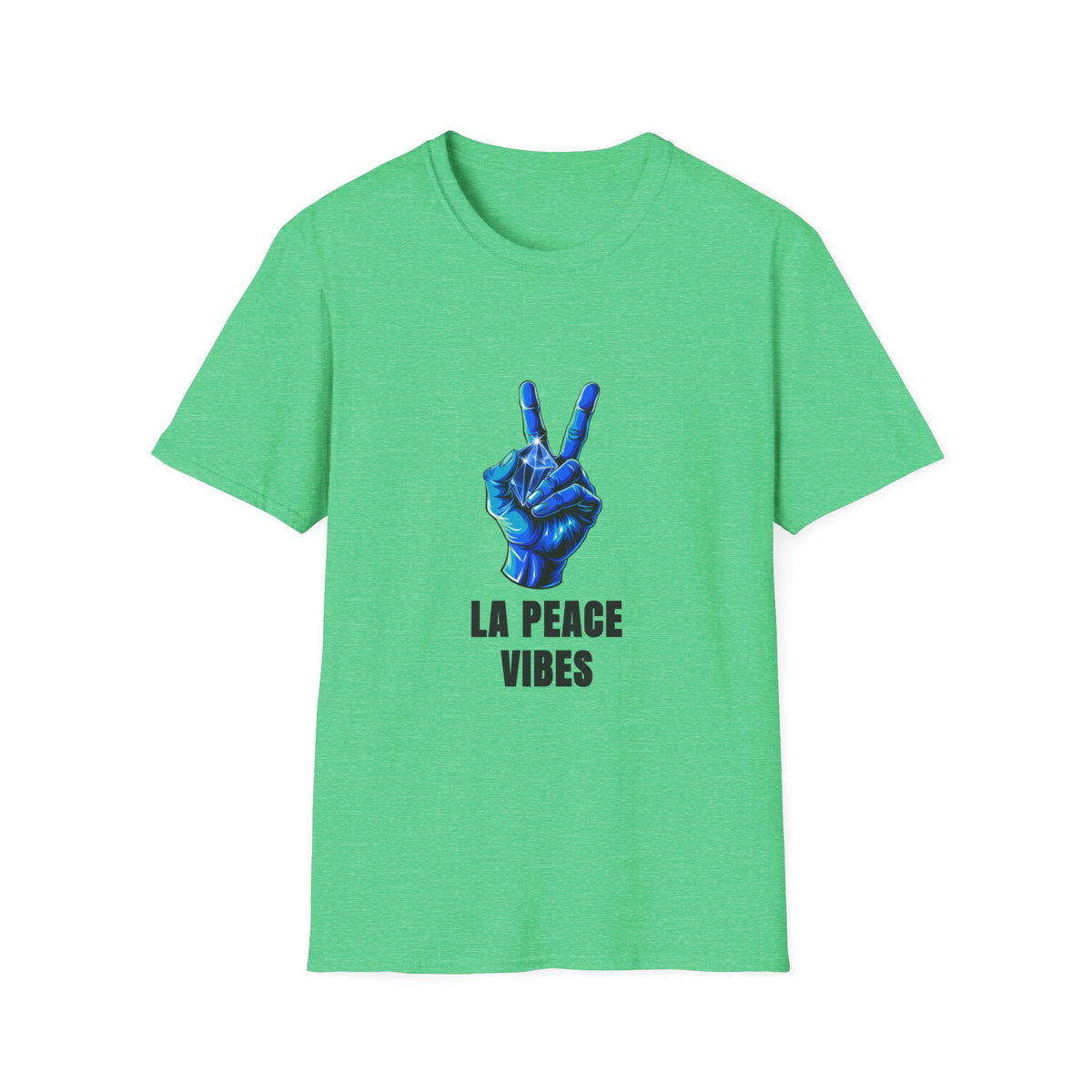 Peace Vibes T-Shirt — Blue Peace Hand Graphic Tee - Trending Now - August 2026