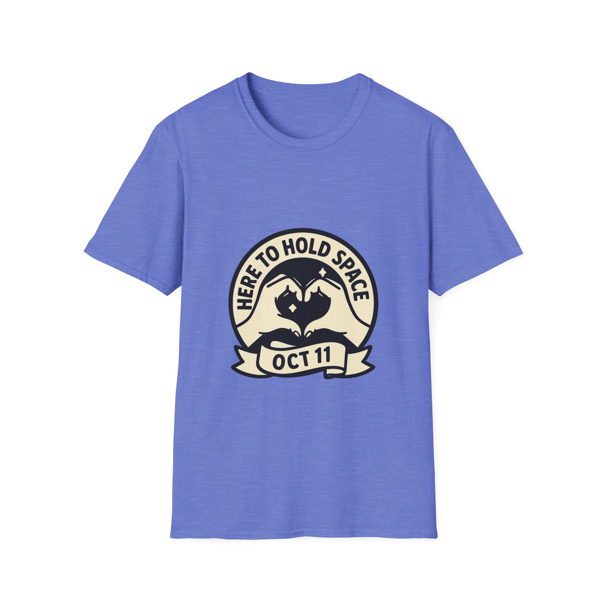 Sea Turtle Rescue Badge T-Shirt — "Here to Hold Space" Oct 11 - Trending Now - October 2026
