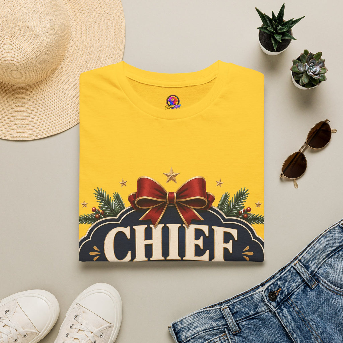Christmas T-Shirt — "Chief Christmas Coordinator" Holiday Graphic Tee
