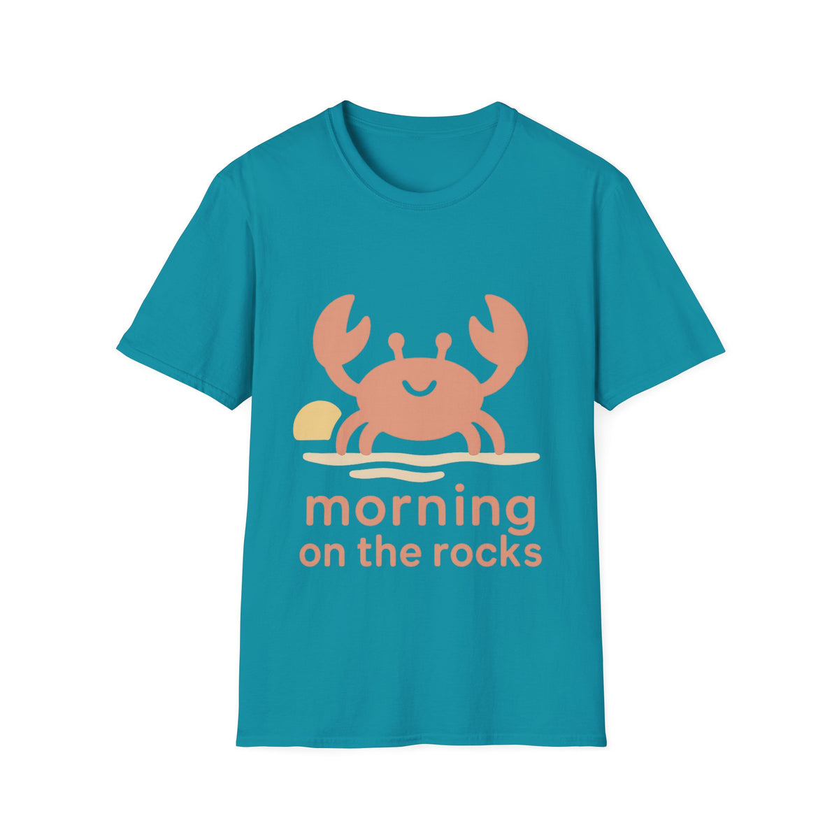 Cute Crab Morning on the Coast Graphic Tee - Trending Now - September 2026