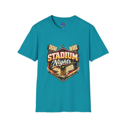 Stadium Nights T-Shirt — Vintage Sports Lights Graphic Tee