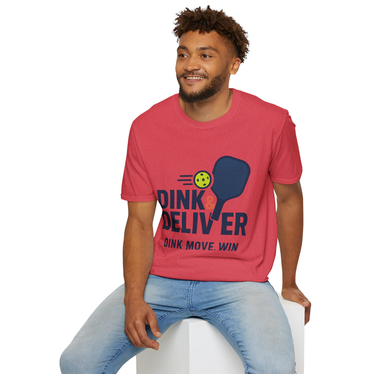Pickleball Player T‑Shirt — 'Dink. Drive. Deliver.' Graphic Tee for Pickleball Fans - Trending Now - August 2026